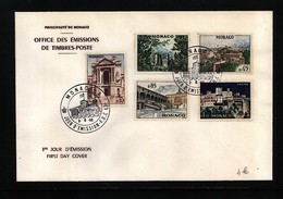 Monaco 1960 Michel 644-648 FDC - Covers & Documents