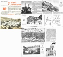 Du RHONE à La PROVENCE " SAILLANS/ PONTAIX / COL DE ROUSSET / DIE / CIRQUE D'ARCHIANE / CHATILLON-EN-DIOIS  " 1955 - Côte D'Azur