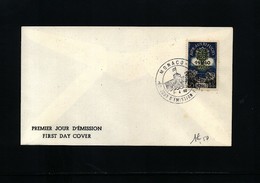 Monaco 1960 Michel 643 FDC - Lettres & Documents