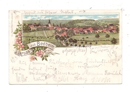 0-6102 RÖMHILD - BEDHEIM, Lithographie 1898, Bahnpost - Hildburghausen