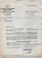 VP14.448 - Lettre - Club Automobile Des CompTables & Fonctionnaires Publics & Assimilés à PARIS - Banco & Caja De Ahorros