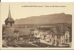 LA MOTTE CERVOLEX       (  SAVOIE )     EGLISE ET VILLA MARIE-JOSEPHINE - La Motte Servolex