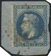 Fragment N° 29, 20c Bleu, Obl. GC Rouge 1070, T.B. - Autres & Non Classés