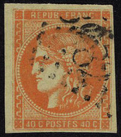 Oblitéré N° 48, 40c Orange, T.B. - Altri & Non Classificati