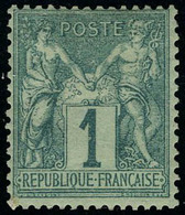 Neuf Avec Charnière N° 61, 1c Vert, T.B. - Other & Unclassified