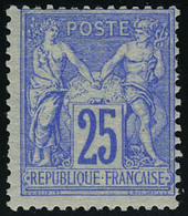 Neuf Avec Charnière N° 78, 25c Outremer, Type II, T.B. - Andere & Zonder Classificatie