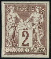 Neuf Sans Gomme N° 85c, 2c Brun-rouge, ND, Emission Des Régents Sans Teinte De Fond, T.B. - Other & Unclassified