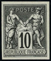 Neuf Sans Gomme N° 89c, 10c Noir, Type II, ND, Emission Des Régents Sans Teinte De Fond, T.B. - Altri & Non Classificati