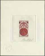 N° 1801, Tricentenaire De L'Hotel Des Invalides, épeuve D'artiste En Rouge Brun, Signée Bequet, T.B. - Altri & Non Classificati