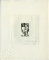 N° 1872, Ussel, épreuve D'artiste En Gris Noir Signée Combet, T.B. - Altri & Non Classificati
