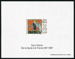 Neuf Sans Charnière N° 3078, Saint Martin, De La Gaulle à La France, Feuillet Non Dentelé Gommé, T.B. - Altri & Non Classificati