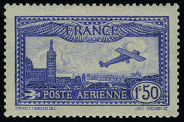 Neuf Avec Charnière N° 6b, 1.50 Avion Survolant Marseille Outremer Vif, Cl, T.B. - Altri & Non Classificati