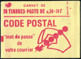 Neuf Sans Charnière Palissy Violet, Carnet De 20 Timbres Couverture Faciale 10F, Daté 10-5-73, T.B. - Sonstige & Ohne Zuordnung