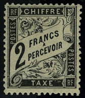 Neuf Avec Charnière N° 23, 2f Noir T.B. Signé A Brun - Sonstige & Ohne Zuordnung