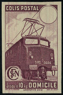 Neuf Sans Gomme N° 230B, Locomotive Lie De Vin, Sans Indication De Valeur, ND, T.B. Maury 219a - Sonstige & Ohne Zuordnung