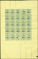 Neuf Sans Charnière N° 1, Grève D'Amiens, Feuille Complète De 25 Ex. Dont Les Variétés N° 1a Et 1b, T.B. - Sonstige & Ohne Zuordnung