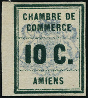 Neuf Avec Charnière N°1. 10c AMIENS Non Dentelé. BdF. T.B. Rare. Signé. Maury. - Sonstige & Ohne Zuordnung