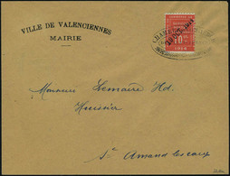 Lettre N° 1, 10c Valenciennes Sur L Obl Chambre De Commerce + 19 Oct 14 Pour St Amand Les Eaux, T.B. - Sonstige & Ohne Zuordnung