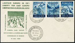 Neuf Avec Charnière 1959. Timbres De Propagande Anti-communiste émis Par Des Dissidents Roumains (Maury N°14A). 3 Bandes - Other & Unclassified