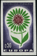 Neuf Sans Charnière France N° 1430/31. EUROPA 1964. La Paire Non Dentelée + La Même En 2 épreuves De Luxe. T.B. - Autres & Non Classés