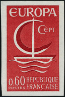 Neuf Sans Charnière 1966. France N° 1490/91, EUROPA 1966. La Paire Non Dentelée + La Même En 2 épreuves De Luxe. T.B. - Autres & Non Classés