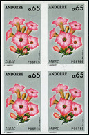 Neuf Sans Charnière N° 234/36, Fleurs, Les 3 Val. En Mini Feuillet De 4 Timbres ND, T.B. - Autres & Non Classés