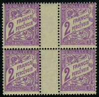 Neuf Sans Charnière N° 19, 2f Violet, 50 Ex En Morceaux De Feuille, T.B. - Autres & Non Classés