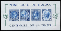 Neuf Sans Charnière N° 33a, Bloc Du Centenaire Du Timbre, Non Dentelé, T.B. - Altri & Non Classificati