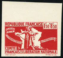 Neuf Sans Charnière N° 60, 0f50 + 4f50 X 3ex + N° 61 : 1f50 + 8f50 X 2ex, Essais De Couleurs, ND, Tous Différents, Bdf,  - Altri & Non Classificati