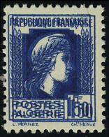 Neuf Sans Charnière N° 214a, 1f50 Bleu Cérès, Double Impression T.B. - Autres & Non Classés