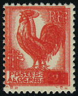 Neuf Sans Charnière N° 220a, 2f Rouge Coq Impression Double, T.B. Maury - Andere & Zonder Classificatie