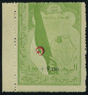 Neuf Avec Charnière N° 363A, 1.00 + 9.00 Chouada, Piquage à Cheval, Bdf, T.B. - Andere & Zonder Classificatie