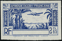 Neuf Sans Gomme Type PA De 1940, 2f65 Bleu, Non émis, Sans La Légende Côte D'Ivoire, Non Dentelé, T.B. - Otros & Sin Clasificación