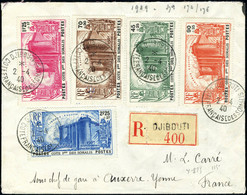 Lettre N° 172/76, 150ème Anniversaire De La Révolution Sur Lettre Recommandée De Djibouti (2.4.40) Pour Auxerre Avec Arr - Other & Unclassified