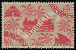 Neuf Sans Charnière N° 235a, 10c Rose Carminé, Double Impression De La Valeur, T.B. Maury - Andere & Zonder Classificatie