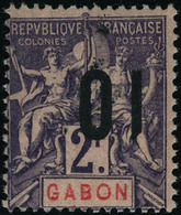 Neuf Avec Charnière N°77a. 10 S/2f Violet Sur Rose. Surcharge Renversée.cl,  T.B. Signé A Brun - Otros & Sin Clasificación