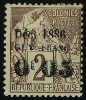 Neuf Sans Gomme N° 2a, 005 Sur 2c Déc 1886 T.B.  émis NSG T.B.  Signé MIro, Amorce De Double Frappe. - Autres & Non Classés