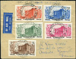 Lettre N° 118/22, 150ème Anniversaire De La Révolution Sur Lettre Càd Pondichéry 5.1.1940 Pour Auxerre Avec Arrivée, T.B - Otros & Sin Clasificación