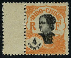 Neuf Sans Charnière N° 103a, 4c Orange Double Impression Du Noir, T.B. Signé, Gomme Coloniale - Autres & Non Classés