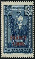 Neuf Sans Charnière N° 243. 3c Bleu France Libre, T.B. Maury - Altri & Non Classificati