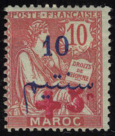 Neuf Avec Charnière N° 56, 10 + 5c Croix Rouge T.B. Signé Maury - Andere & Zonder Classificatie