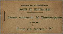 Neuf Sans Charnière N° 20. 5c Vert Jaune, Carnet Complet De 40 Ex. T.B. + Carnet Avec La Variété F Cassé Sur La Couvertu - Otros & Sin Clasificación