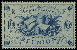 Neuf Sans Charnière N° 234a, 10c Bleu Double Impression De La Valeur TB - Autres & Non Classés