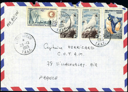 Lettre N° 21 + N° 3 Et 13A X 2 Sur Lettre Càd Terre Adélie 29.12.65 Pour Villacoublay, T.B. - Otros & Sin Clasificación