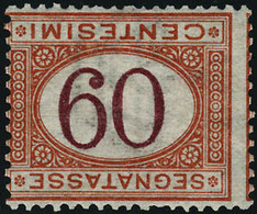 Neuf Avec Charnière N°11a.  60c Chiffres Renversés. T.B. (Sassone 26a) - Altri & Non Classificati