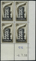 Neuf Sans Charnière N° 514/16, Europa 1956, Bloc De 4, Cdf, Superbe - Autres & Non Classés