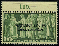 Neuf Sans Charnière N° 313/15, 3, 5 Et 10f Nations Unies, T.B. - Other & Unclassified