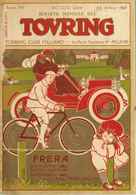 1908 - N° 2 Riviste Del Touring Club Italiano - Copertine Di  U. BOCCIONI - RRR - Leggere !!! - Art, Design, Décoration
