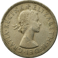 Monnaie, Grande-Bretagne, Elizabeth II, Florin, Two Shillings, 1964, TTB - J. 1 Florin / 2 Schillings