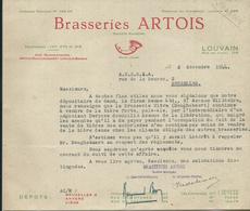 BRASSERIES ARTOIS RUE DU CANAL 135 LOUVAIN - 1900 – 1949